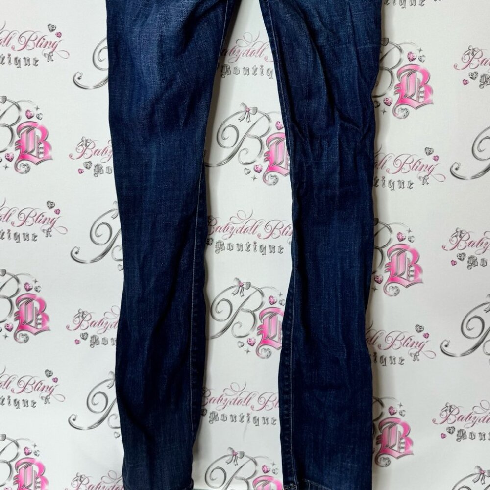Banana Republic pants skinny Jeans Classic Style denim dark wash - Picture 5 of 8
